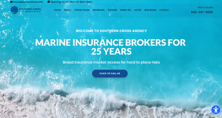 Dramatic new look for an older website with this rebuild.