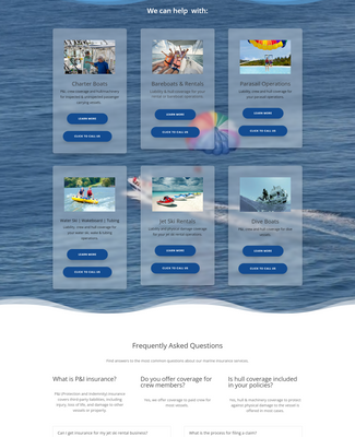 New website build for Southern Cross Agency a marine insurance brokerage